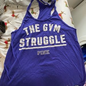 Victorias Secret purpleish blue workout tank